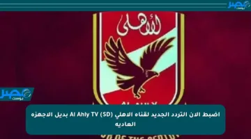 اضبط الآن التردد الجديد لقناة الأهلي Al Ahly TV (SD) بديل الأجهزة العادية